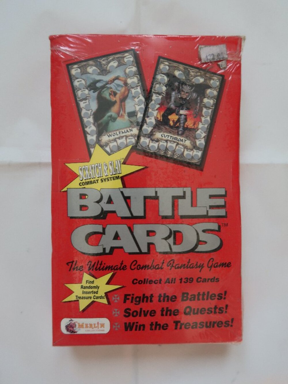 1993 Merlin Collection Scratch And Slay Battle Cards Factory Sealed